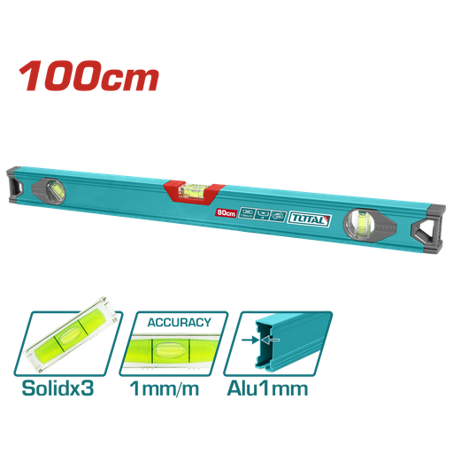 [20408] NIVEL 100 CM ALUMINIO SUPER  TOTAL  (TMT210016)