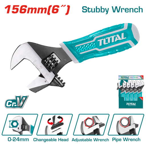 [21010] LLAVE PESTON 6" ENCAUCHETADA 2 EN 1 SUPER TOTAL (THT1016S)