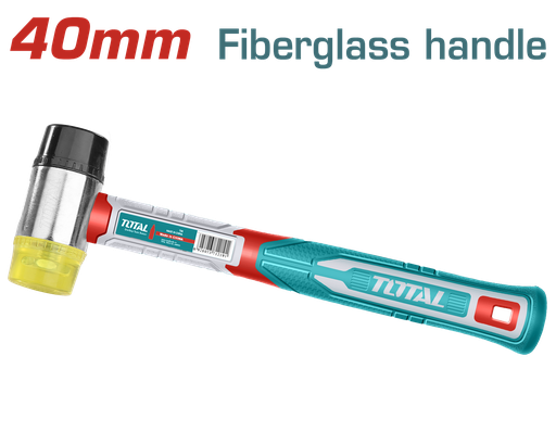[20957] PORRA 40 MM GOMA Y PLASTICO MANGO FIBRA DE VIDRIO SUPER TOTAL (THRUH6940)