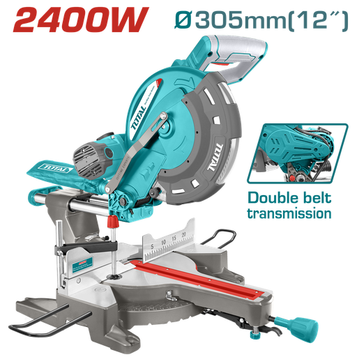 [22571] SIERRA ACOLILLADORA INGLETEADORA 12" 2400W  SUPER TOTAL INDUSTRIAL  SUPER TOTAL (UTS42183057)