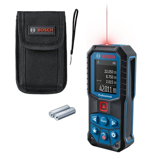 [20502] TELEMETRO BOSCH 50MTS PROFESIONAL LUZ ROJA GLM 50-22(0601072S0)