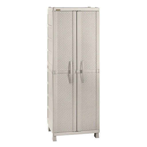 [19138] ARMARIO ROPA RATTAN TAUPE RIMAX