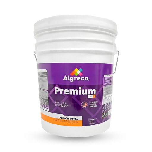 [21243] PINTURA VINILO PREMIUM TIPO 1 BLANCO 4 GALONES ALGRECO (99400104)