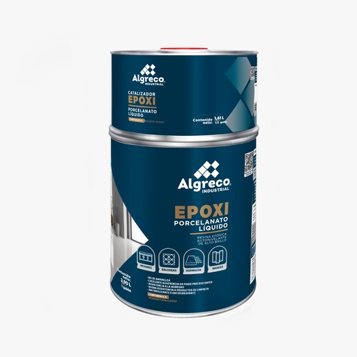 [22177] KIT PORCELANATO LIQUIDO EXPOXI  1/4 + CATALIZADOR DE 1/8  (97022114) ALGRECO