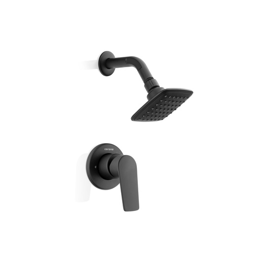 [22589] LINEA GRIVAL DUCHA MONOCONTROL BARCELONA NEGRO MATE (BA0150001)
