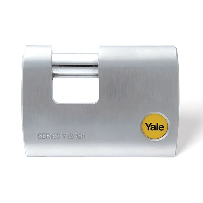 [22283] CANDADO YALE ANTI CIZALLA CORTINA CROMADO 70MM (8407)