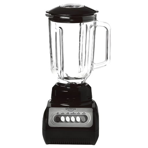 [22155] LICUADORA NEGRA VASO VIDRIO UNIVERSAL (L50803)