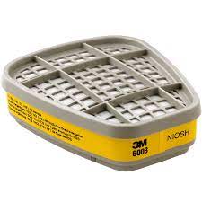 [20876] CARTUCHO PARA VAPORES ORGANICOS (PQTE X 2) (GASES ACIDOS) 3M 6003 (70070316750)