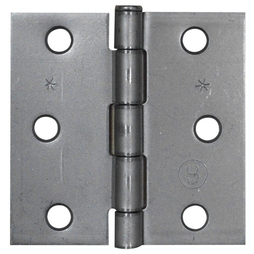 [22009] BISAGRA NUDO CABEZA PLANA GRIS PIZARRA 3X3 C-16 (CAJA X 12 PARES)(PUERTA)(T1106-0231)