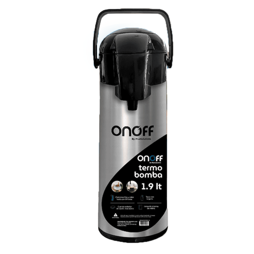 [22163] TERMO BOMBA ACERO 1,9L ONOFF PS PLUS (RP1970)