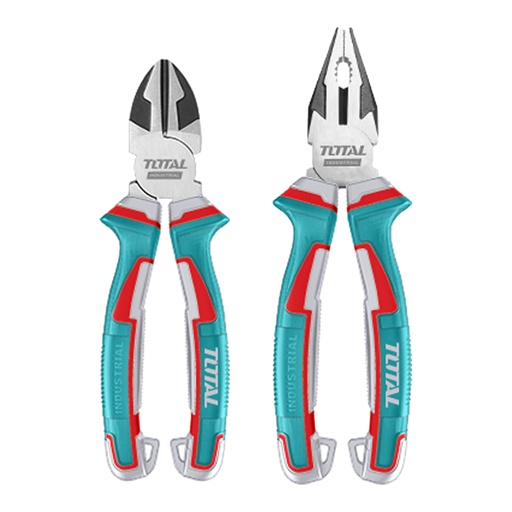 [22565] JUEGO DE  ALICATE 8" + CORTA FRIO 7" INDUSTRIAL SUPER TOTAL (THT2K0206)