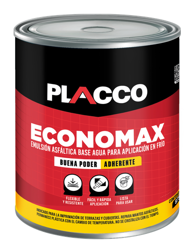 [22175] PLACCO EMULSION ECONOMAX 1/4 (IMPERMEABILIZANTE ASFALTICO) (92201414)