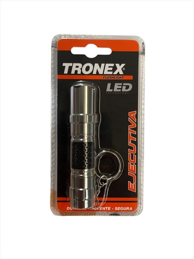[22282] LINTERNA TRONEX 1 LED 40 LUMENES ALUMINIO EJECUTIVA (PILA AA) (TRL40LR6ALOR) (202503)