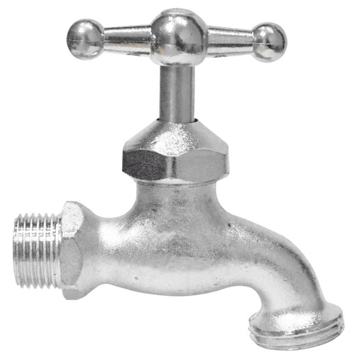 [20750] GRIFO SATINADO CROMADO 1/2" 180G VHARBOR (HT3102)