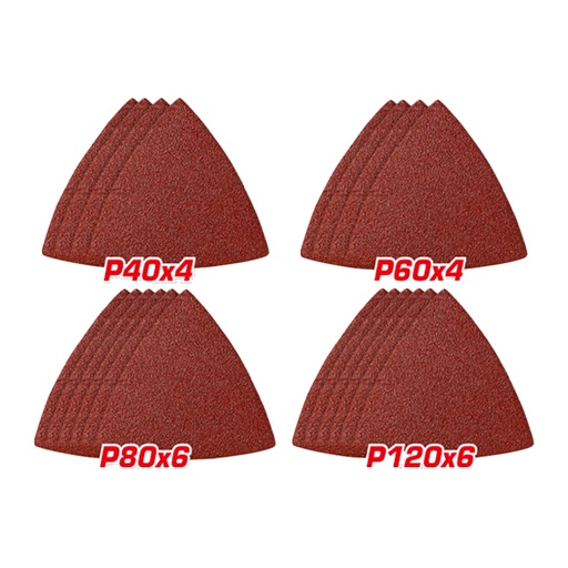 [22212] JUEGO DE HOJAS DE LIJA X 20 PIEZAS 3-9/64" COMPATIBLE ( TMLI2001-TS3006) TOTAL (TAC78080201)