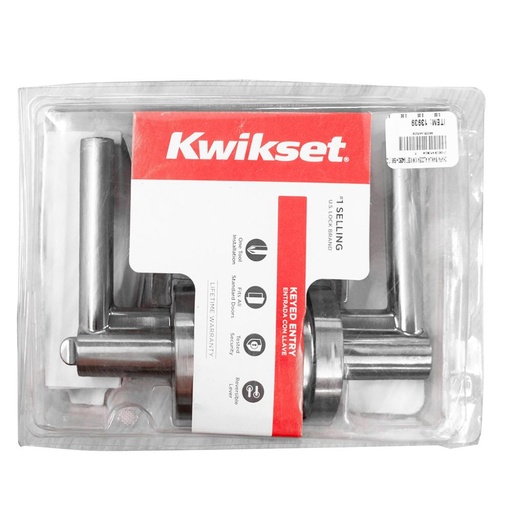 [13939] CHAPA MANIJA ALCOBA KWIKSET 94050-596 (TC028-019)