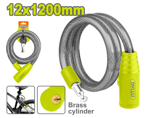 [22886] CANDADO GUAYA 12MM X 12M  DYLLU (DTBK1112)