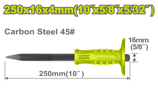 [22802] CINCEL DE PUNTA  5/32" X 10" DYLLU (DTCC1303)