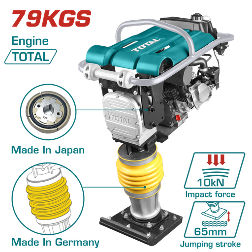 [23143] COMPACTADORA A GASOLINA 6.5HP 10KN (33X29CM) SUPER TOTAL (TP880-2)