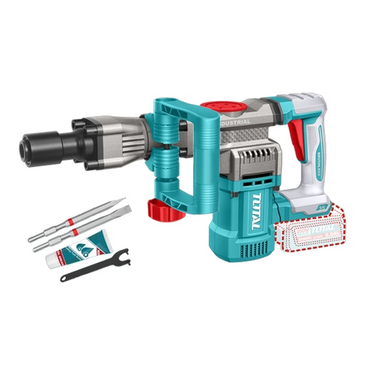 [23139] DEMOLEDOR SDS HEX INALAMBRICO 20V 16J INCLUYE ACCESORIOS BATERIA Y CARGADOR SE VENDEN POR SEPARADO  INDUSTRIAL SUPER TOTAL  (TDBLI20358)