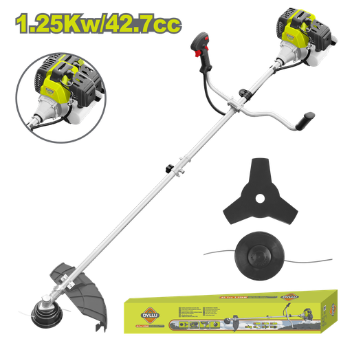 [22924] GUADAÑADORA A GASOLINA 2HP 42.7CC DYLLU (DTGM2543)
