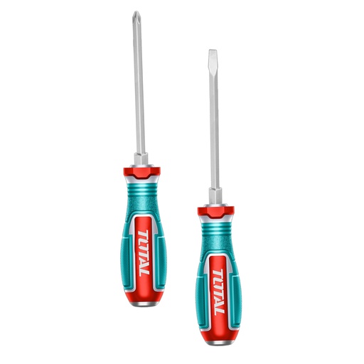 [23056] JUEGO DESTORNILLADORES X 2PZS  PUNTA INMANTADA INDUSTRIAL SUPER TOTAL (TGTST0206)