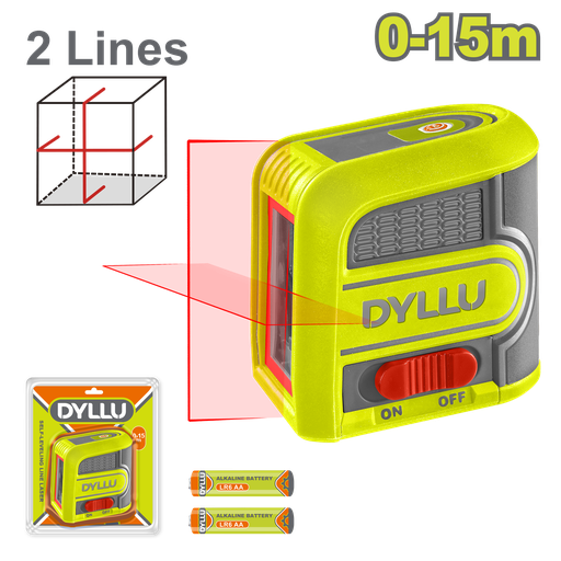 [22838] NIVEL LÁSER 0-15M LUZ ROJA DYLLU (DTLE1M03)