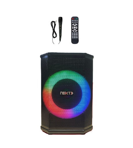 [19994A] PARLANTE CABINA 8 PUL 40W NEXT NX-Y106 (BLUETOOTH-ENTRADA USB-MICRO SD- RADIO FM-REPRO MP3-ENT AUXILIAR-FUNCION TWS)
