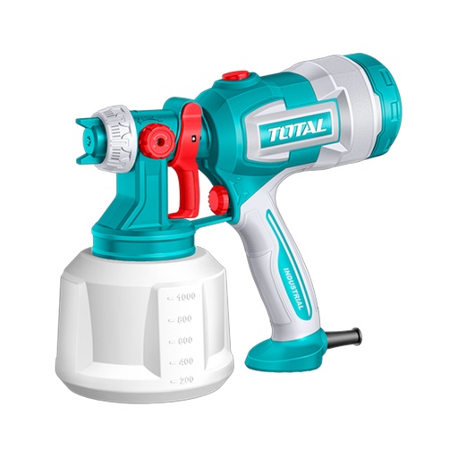 [23118] PISTOLA PINTAR ELECTRICA1000ML 530W INCLUYE AGUJA DE LIMPIEZA Y DOS BOQUILLAS,INDUSTRIAL SUPER TOTAL (UTT4506)