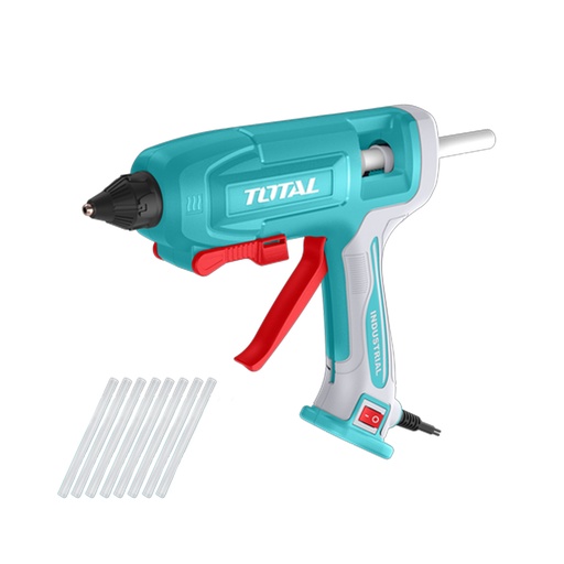 [23043] PISTOLA SILICONA 45W 110-120V INCLUYE 8 BARRAS INDUSTRIAL SUPER TOTAL (UTT401116)