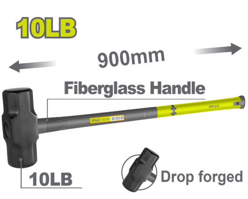 [22785] PORRA 10 LB MANGO FIBRA DE VIDRIO DYLLU (DTHM4310)