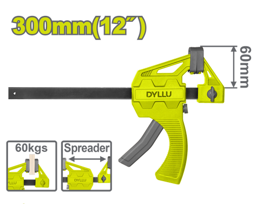 [22762] PRENSA SARGENTO DE BARRA 12" DYLLU (DTCP4312)