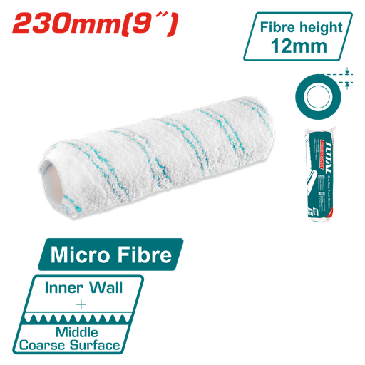 [23126] REPUESTO DE RODILLO 9" DE MICROFIBRA SUPER TOTAL (THT85951)