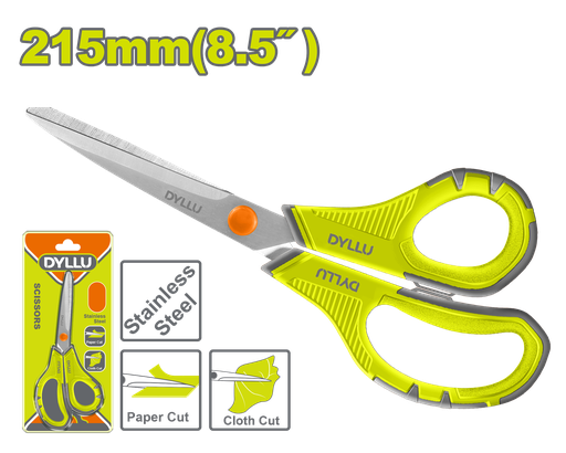 [22738] TIJERA 8.5" ACERO INOXIDABLE MANGO ERGONOMICO (DTSX1601)