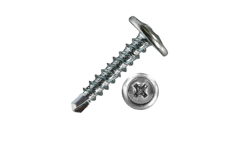 [DY43880] TORNILLO DRYWALL AC ZN 6X1.1/2" FORTE PAQ X 50 PCS (43880)