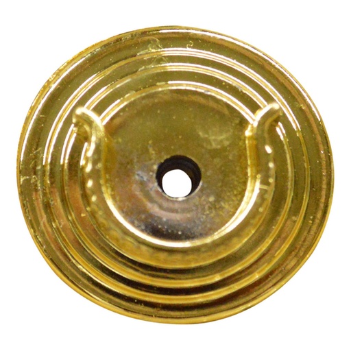 [8745] ACCESORIO CORTINERO PLAFON DORADO 1"