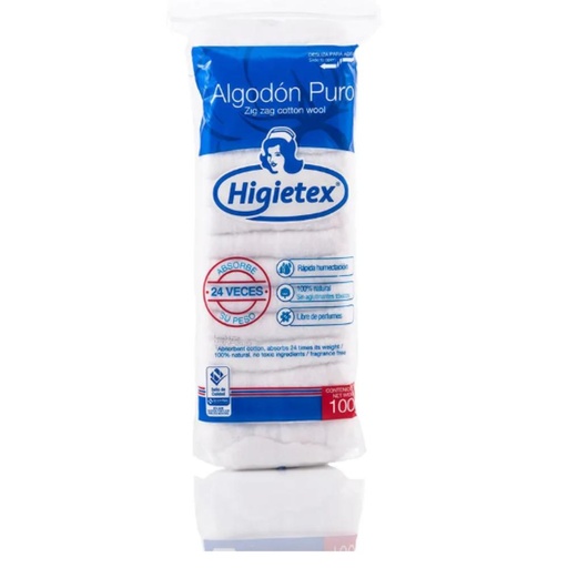 [LH03011210] ALGODON HIGIETEX 100 G