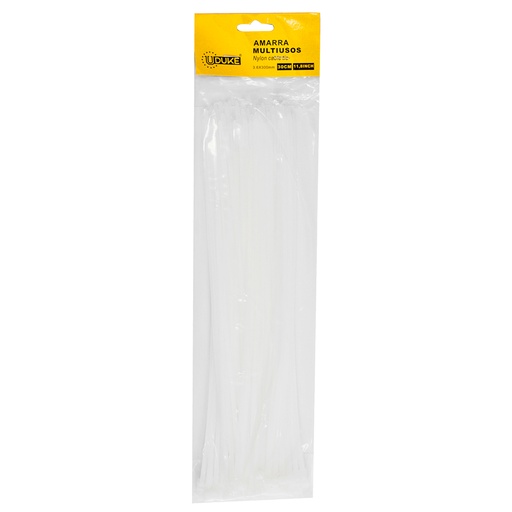 [10087] AMARRA PLASTICA UDUKE BLANCA 30 CM