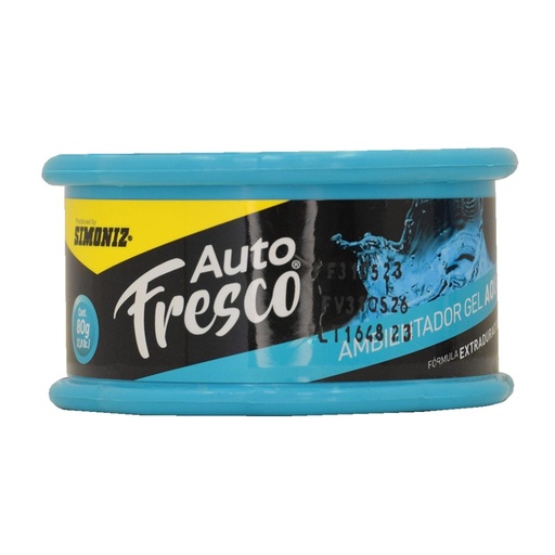 [18621] AMBIENTADOR AUTOFRES GEL ECONOMICO AQUA 80GR SIMONIZ (204306)
