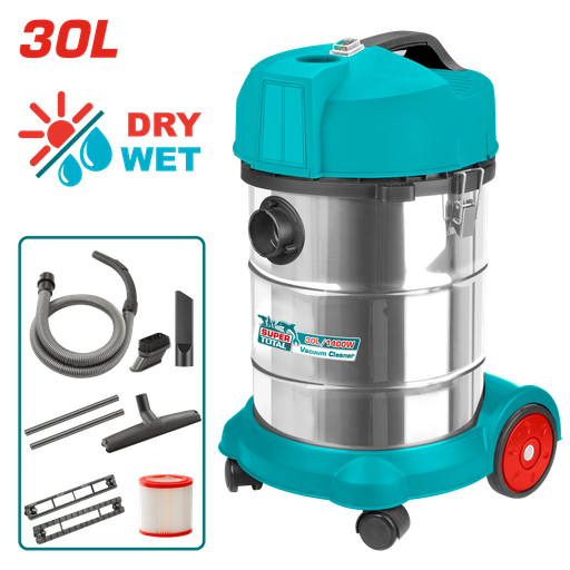 [21079] ASPIRADORA Y SOPLADORA PARA HUMEDO Y SECO 30L 1400W