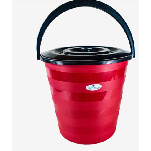 [IH5313] BALDE CON TAPA 15LTS SORPLAST (5003)