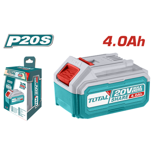 [20300] BATERIA 20V 4,0AH INDUSTRIAL ION LITHIUM SUPER TOTAL (TFBLI20021)