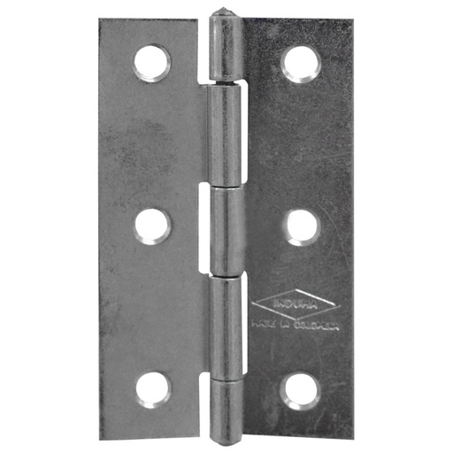 [9560] BISAGRA COMUN ZINCADA INDUMA 2 1/2 C.20