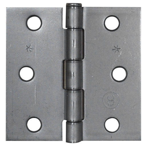 [4653] BISAGRA NUDO CABEZA PLANA HIERRO 3X3 X 12 PARES C-16 (PUERTA)(HT) (T1106-0052) 