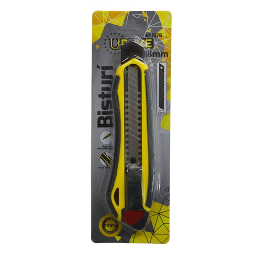 [13468] BISTURI CAUCHO INDUSTRIAL PROFESIONAL UDUKE BLISTER(HT1078)
