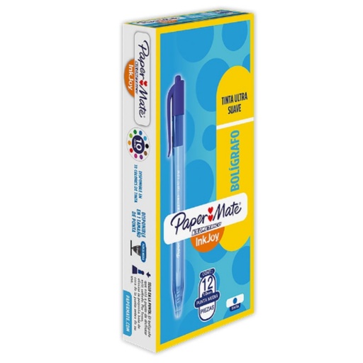 [PA10407AZ] BOLIGRAFO RETRACTIL 100 AZUL