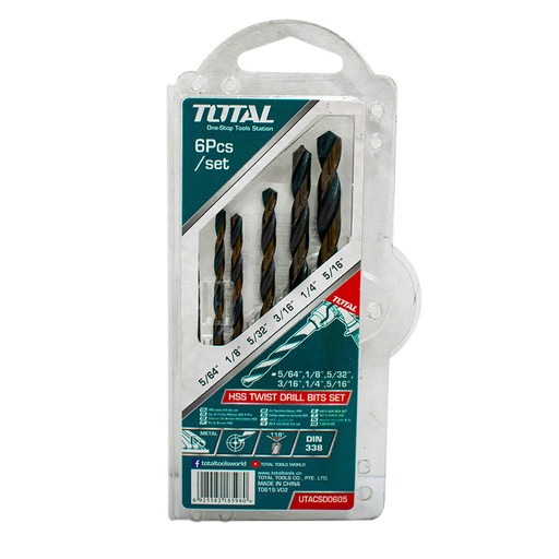 [14804] BROCA LAMINA 5/64-5/16 BLISTER X6PZS TOTAL (UTACSD0605)