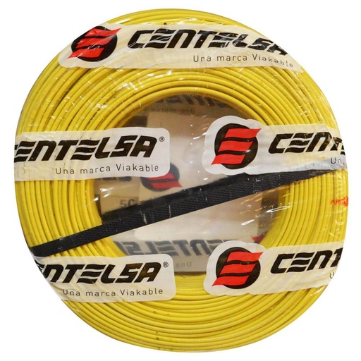 [6729C] CABLE CENTELSA 7 HILOS # 14 AMARILLO
