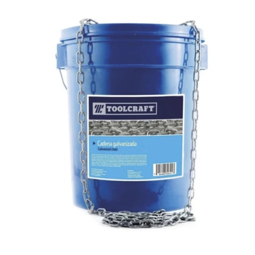 [IH8677] CADENA GALVANIZADA 3/16" TOOLCRAFT (TC1105)