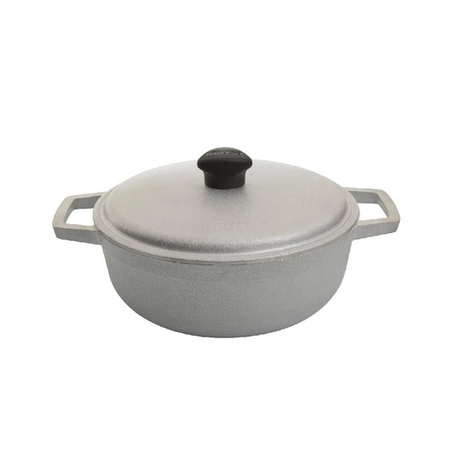 [16912] CALDERO 24 CM 3.5 LTS ALUMINIO FUNDIDO NATURAL IMUSA